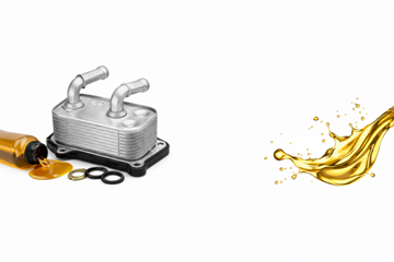 Engine oil cooler for Volvo