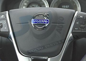 Emblem Steering wheel 46х10.5 мм for Volvo 31467395