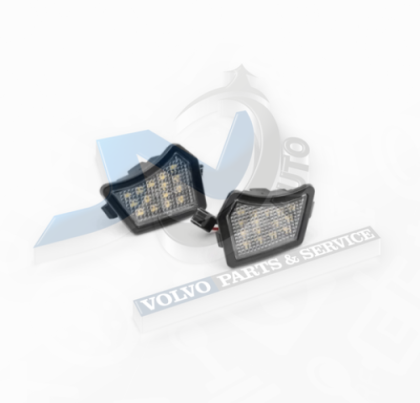 Lens, Outside mirror light Kit for both sides for Volvo 31217838 , 31217839 LED