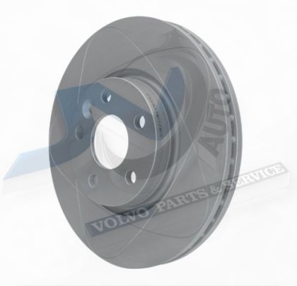 Front brake disc 300 mm, cut for Volvo 31341382 SD