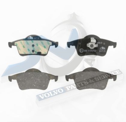 Brake pad set Rear axle for Volvo 30648382 , 32373187 АТЕ