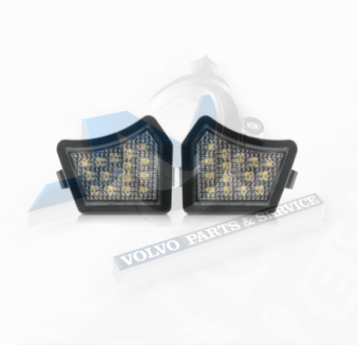 Lens, Outside mirror light Kit for both sides for Volvo 31217838 , 31217839 LED