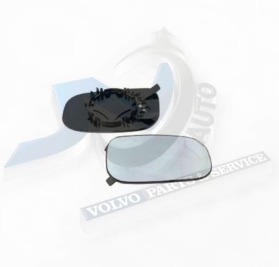 Mirror glass, Outside mirror Passenger Side for Volvo 30716924 , 30762572