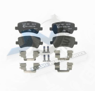 Brake pad set Rear axle for Volvo 30794554 , 32300257 АТЕ