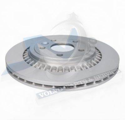 Brake disc Rear axle internally vented for Volvo 31341483 , 31471028 ATE