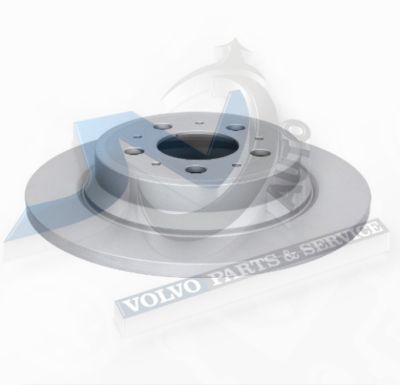 Brake disc Rear axle non vented for Volvo 9434167 , 31471821 ATE