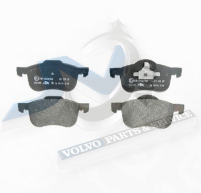 Brake pad set Front axle for Volvo 8634921 , 32373171 ATE