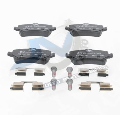 Brake pad set Rear axle for Volvo 31317482 , 32300259 АТЕ