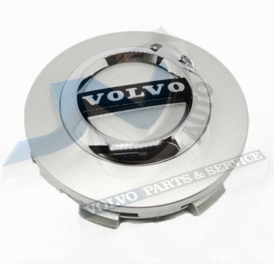 Wheel Center Cap silver for Genuine Light alloy rims Piece for Volvo 31471435