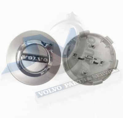 Wheel Center Cap silver for Genuine Light alloy rims Piece for Volvo 31471435