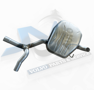 Left end silencer for Volvo 31338368