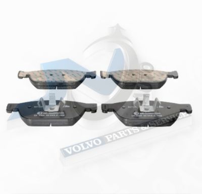 Front brake pads for 345 mm and 366 mm Volvo disc 32373125, 32373126, 32438067 ATE