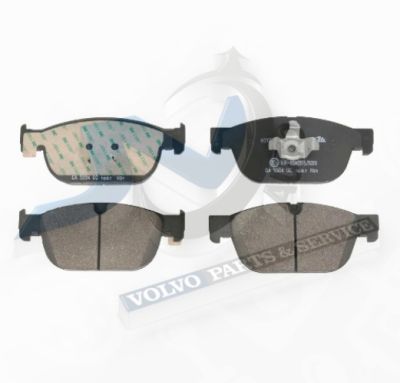 Front brake pads for 345 mm and 366 mm Volvo disc 32373125, 32373126, 32438067 ATE