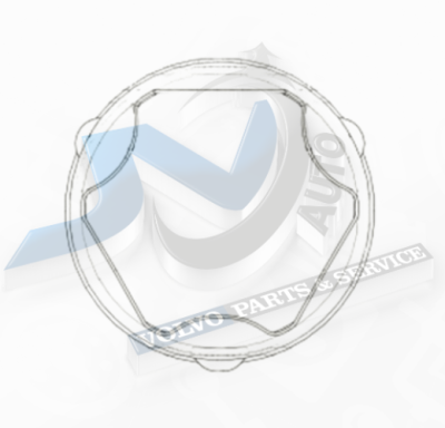 Drive-axle boot inner fits left and right for Volvo 30759243, 30759410