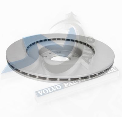 Brake disc Rear axle internally vented for Volvo 31400779, 31687441, 32424718 ATE