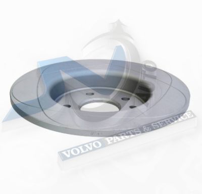 Rear slotted brake disc for Volvo 30666802, 30769113, 31499632 ATE SD