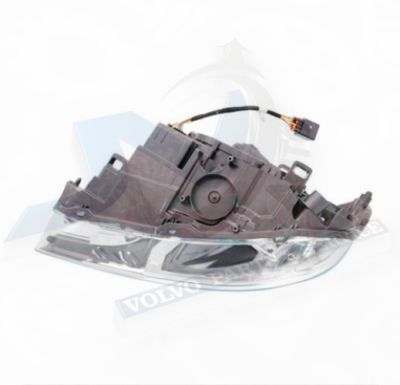 Headlight right halogen for Volvo 31358098, 31420116, 30796250