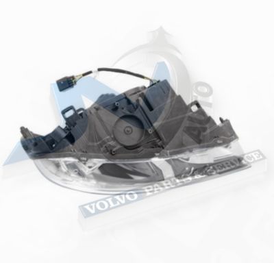 Headlight left halogen for Volvo 31358097, 31420115, 30796249