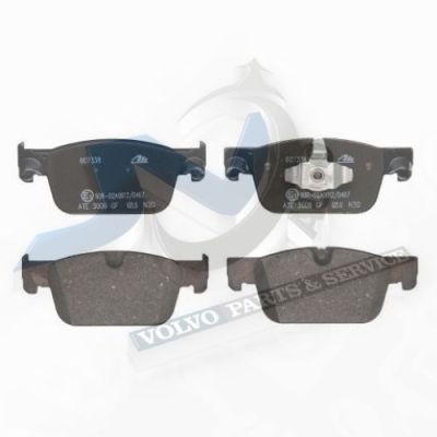Front brake pads for 296 mm and 322 mm Volvo discs 32373173, 31423651, 31423652, 31658359, 32276321, 32373348