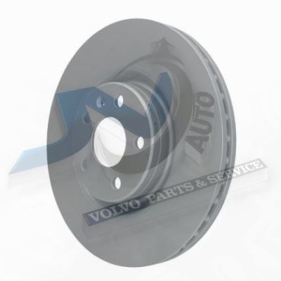 Front brake disc 322 mm for Volvo 32424721, 31423724, 31665446 АТЕ