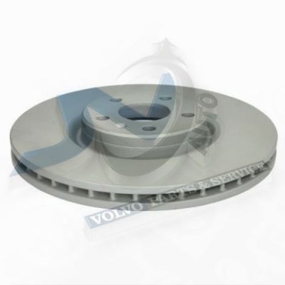 Front brake disc 322 mm for Volvo 32424721, 31423724, 31665446 АТЕ