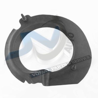 Spacer, spring mounting front axle lower rubber for Volvo 30714156, 31317211